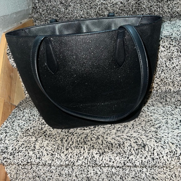Kate spade ♠️ black shimmer tote - Picture 4 of 8